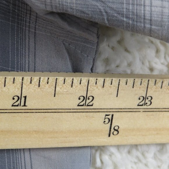 Calvin Klein Jeans* Men's Short Sleeve Button Down Curved Hem Pocket Shirt~Large - Picture 10 of 15